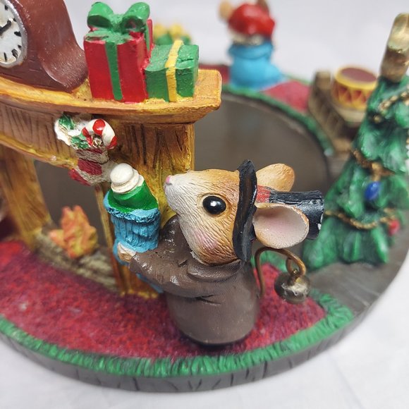 Yankee Candle The Night Before Christmas Mice Large Jar Candle Holder - Picture 8 of 16